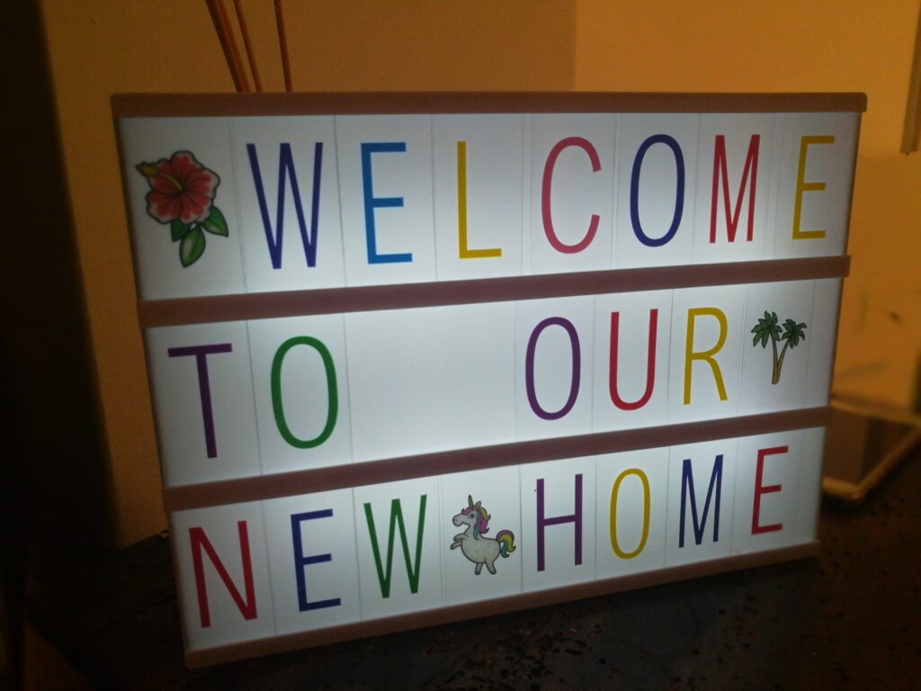 Welcome to our new home