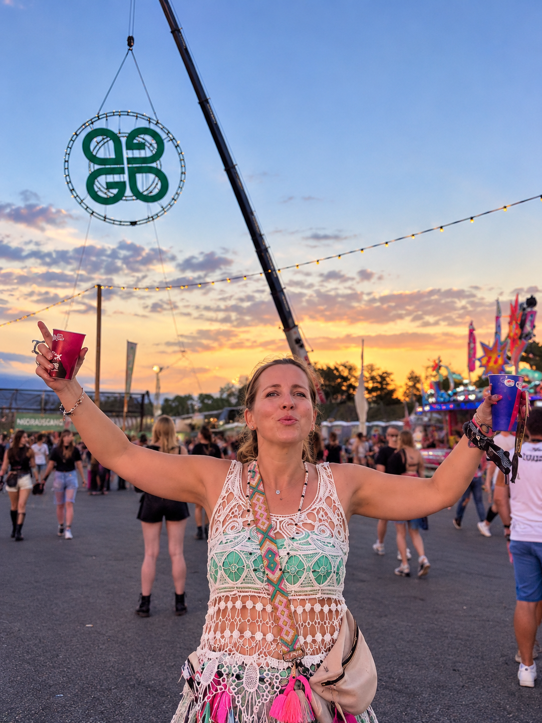 Juliane glücklich beim Glücksgefühle Festival 2026